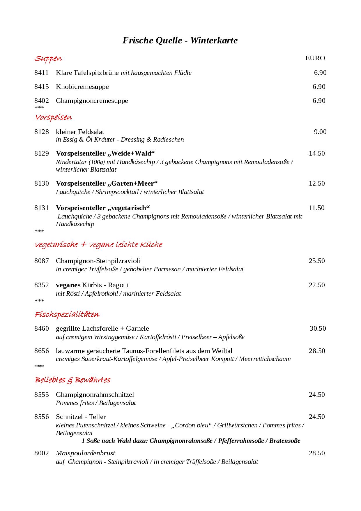 Weihnachtsmenü Seite 1